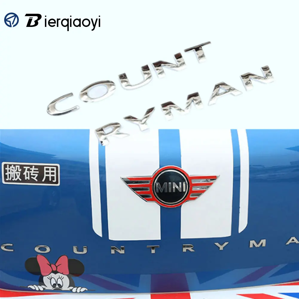 Металлические наклейки для BMW MINI Cooper аксессуары Mini r56 R60 3dmetal задние мини земляного