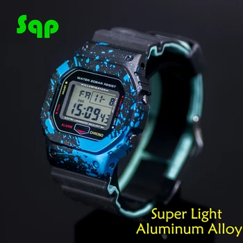 

DW5600 5610 Super Light Graffiti Watch Bezel Aluminum Alloy 6061 Splash Anodized