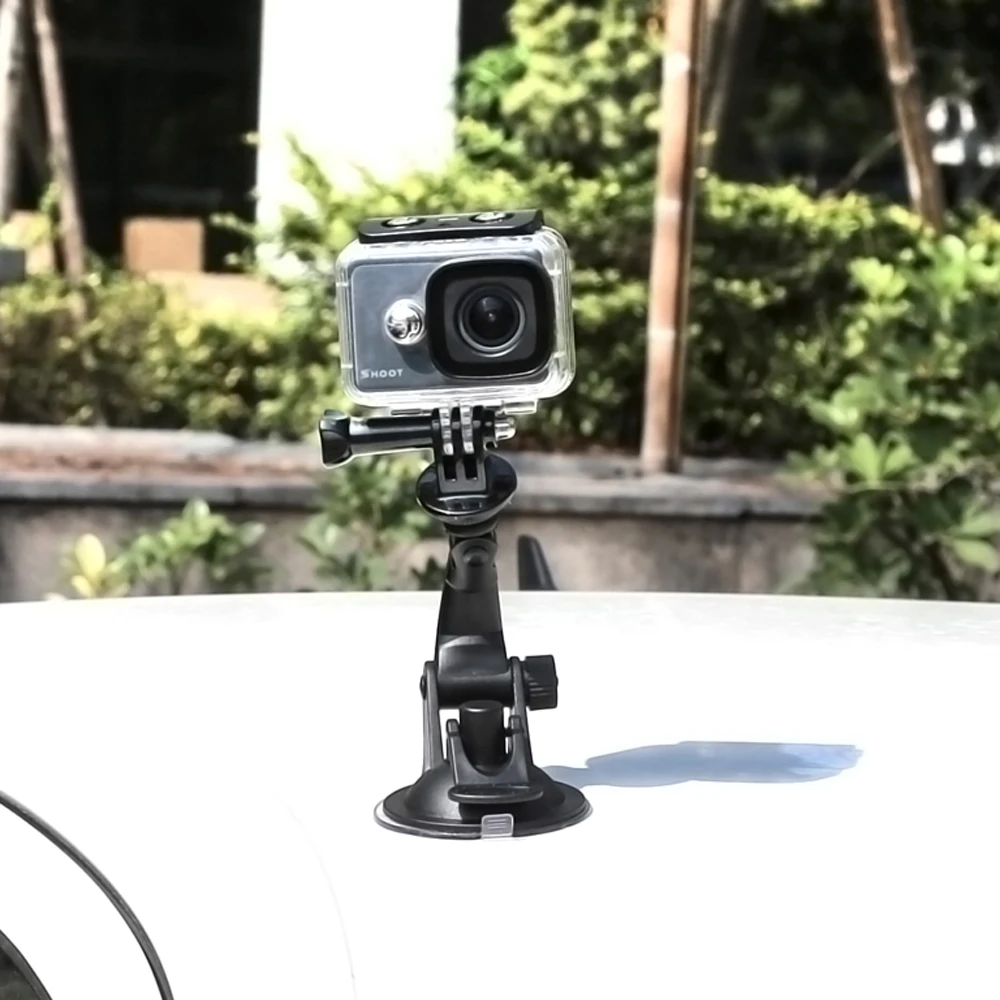 Для GoPro Hero 8 7 5 SJCAM SJ7 Yi 4K H9 Go Pro 7 крепление оконное стекло мини Экшн-камера присоска для SLR камеры держатель