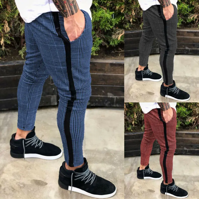 Мужская для спортзала Slim Fit Брюки Спортивный костюм повседневное беговое трико обтягивающее спортивные штаны мужские повседневные длинные брюки карандаш Одежда