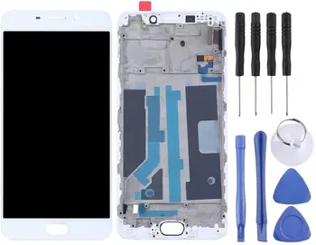 

LCD Display for Oppo R9 f1 plus LCD Screen (TFT)+ Touch Panel with Frame(White) (Color : White)