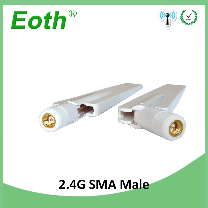 2 4 GHz Wifi антенна реальный 8dBi SMA разъем 4G антенны белая Антенна ghz wi fi для PCI карты USB