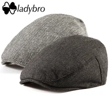 Ladybro, повседневная мужская кепка Newsboy, ИРЛАНДСКИЙ ТВИД, шапка плюща, плоская кепка, Осень-зима, мужская шапка из 30% шерсти, женская кепка с козырьком, Женская кепка, Мужская кепка