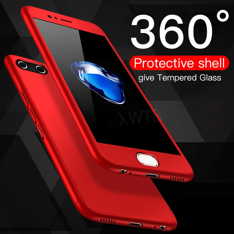 

Luxury 360 Full Protective Case For Huawei P20 Pro Lite P10 Plus On the For Honor 9 10 Lite Covers With Glass