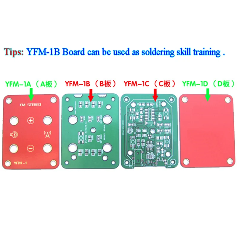 76-108MHz FM Stereo Radio Receiver Module DIY Kits Radio Production Kit