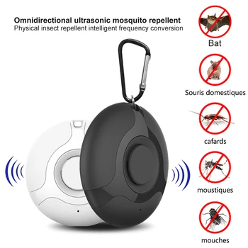 

Portable Ultrasonic Electric Mosquito Killer Hanging Pest Repeller Mouse Insect Reject USB Charging Repellents