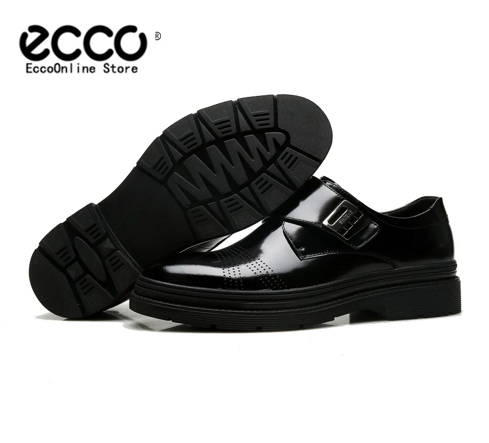 

Ecco Men's Casual Shoes waterproof shoes business black Men Leather Shoes ultra light breathable non-slip 622533