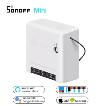 

Sonoff Mini Smart Home Wifi Switch DIY Small Two Way Timing Light Switch Remote Share Control WorkWith Alexa Google Home eWeLink