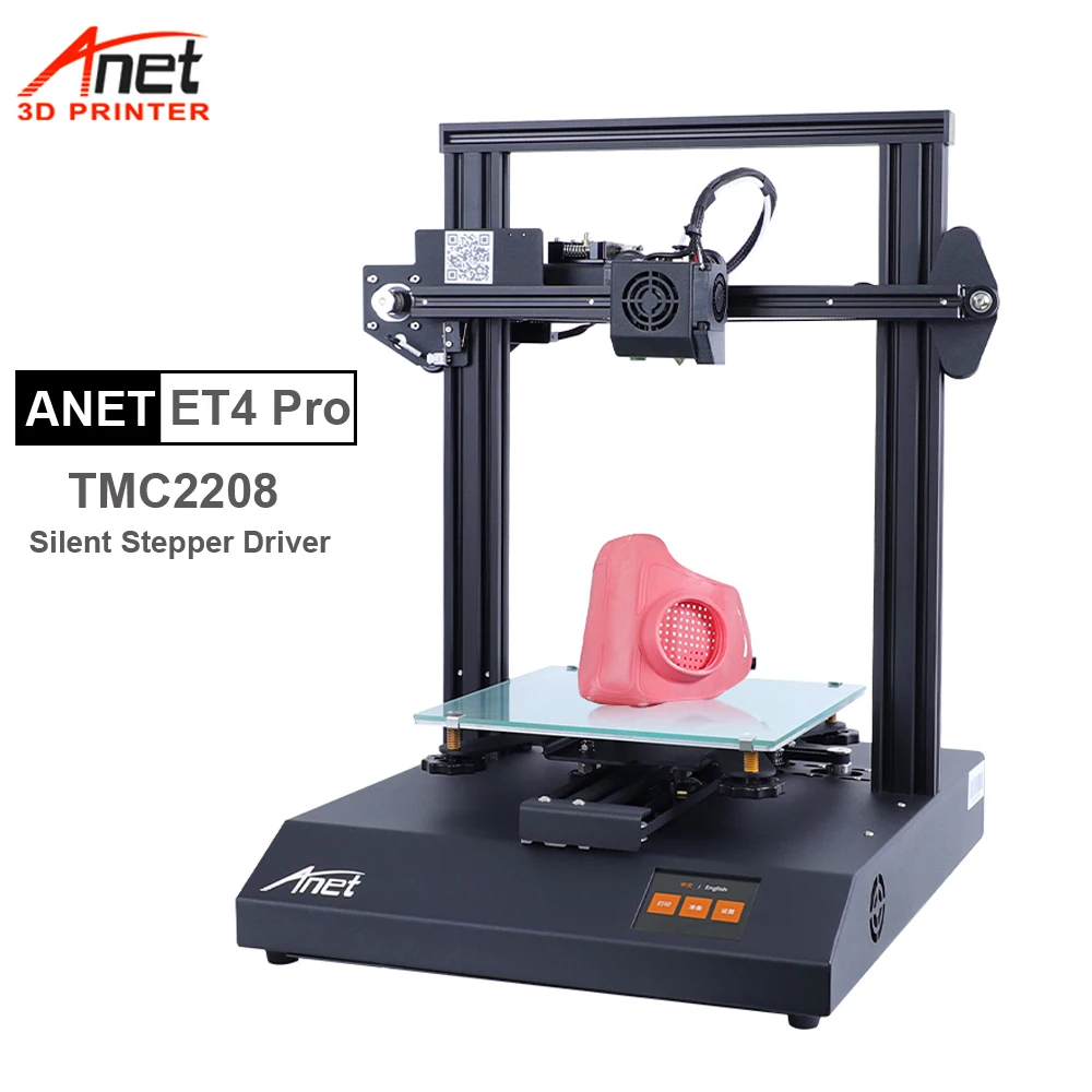 Anet 3D принтер ET4 Pro Ультра тихий полностью металлический Авто самонивелирующийся с