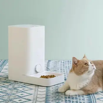 

Pets Smart Feeder Washable Cat Dog Automatic Feeding App Remote Control High Capacity For Pet Food For Smart Home