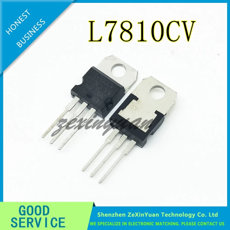 10PCS/LOT L7810CV TO-220 L7810 7810 TO220 NEW Voltage regulator | Электроника