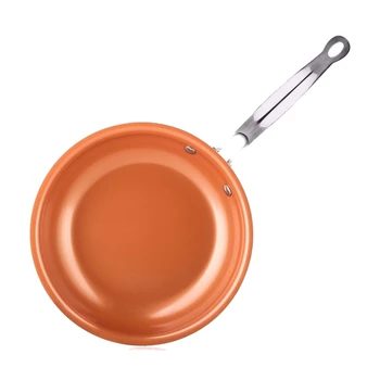 

10 Inch Copper Frying Pan with Ceramic Coating,Non-Stick Skillet for Induction Cooking Frying Pan/Saucepan
