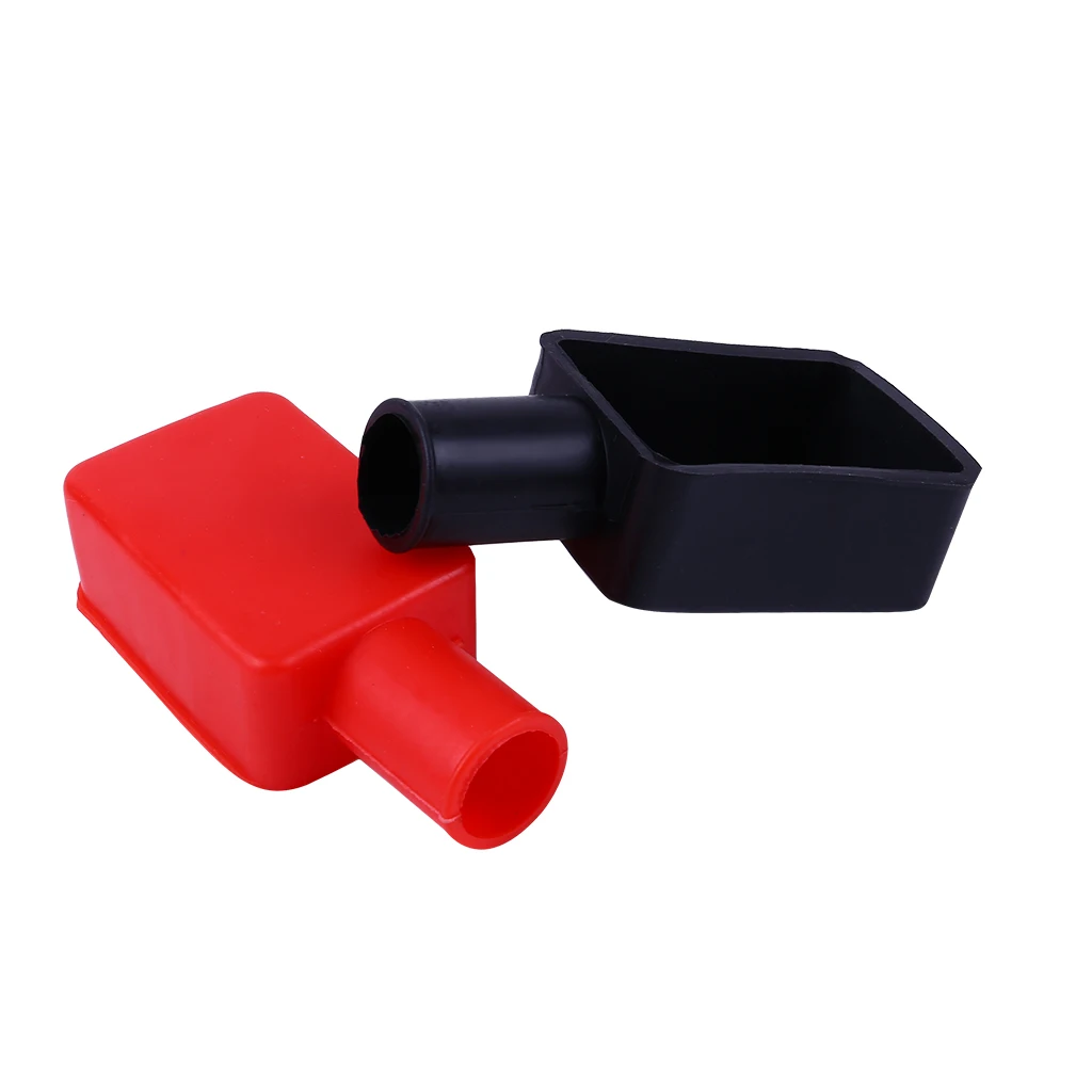 2pcs Battery terminal cover Rubber Positive Connector Cover Insulating