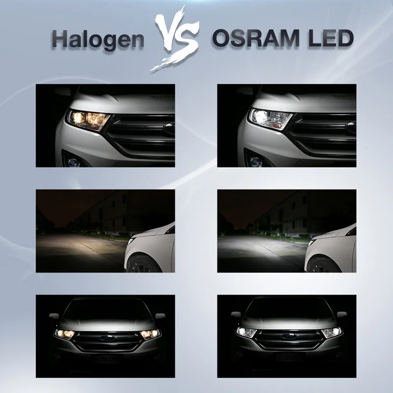 Лампа Ксеноновая OSRAM H1 светодиодный головной светильник 12V 16150CW светодиодный расклинивающий HL автомобильных ламп 6000 К яркий белый светильник светодиодный Авто натуральная лампы(двойная упаковка