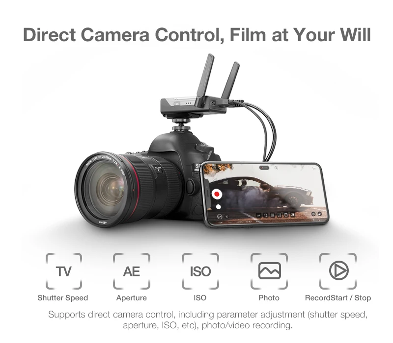 ZHIYUN передатчик передачи изображения 1080P HD передача изображения для WEEBILL S Ручной Стабилизатор камеры Canon sony