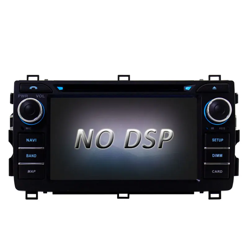 LJDA Android 9,0 автомобильный dvd-плеер для Toyota AURIS 2013 Мультимедиа gps навигация 2 Din автомагнитола ips стерео DSP 4G+ 64G - Цвет: NO DSP