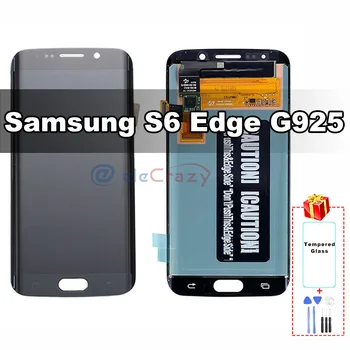 

Original AMOLED for Samsung Galaxy S6 Edge G925F LCD Display with Touch Digitizer and Frame Assembly Replacement 100% Tested