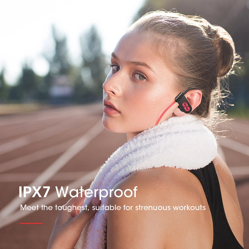Mpow Flame IPX7 водонепроницаемые Bluetooth наушники V5.0 с CVC6.0 шумоподавляющий микрофон HiFi