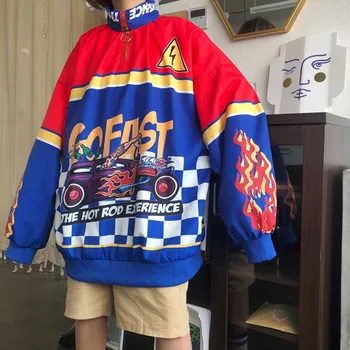 

Sweatshirt Women Trendy Tops 2020 New Ins Harajuku Style Flame Printing Loose Pullover Casual Oversize Hoodies Hip-hop Fashion