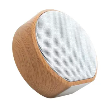 

Wood Grain Wireless Bluetooth Speaker Portable Mini Subwoofer Audio Stereo Loudspeakers Sound System Support TF AUX USB laptop
