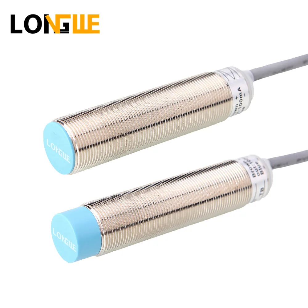 LONGWE IP68 1500 Гц M12 4 мм 3 Цилиндрический индуктивный бесконтактный датчик LM12 для