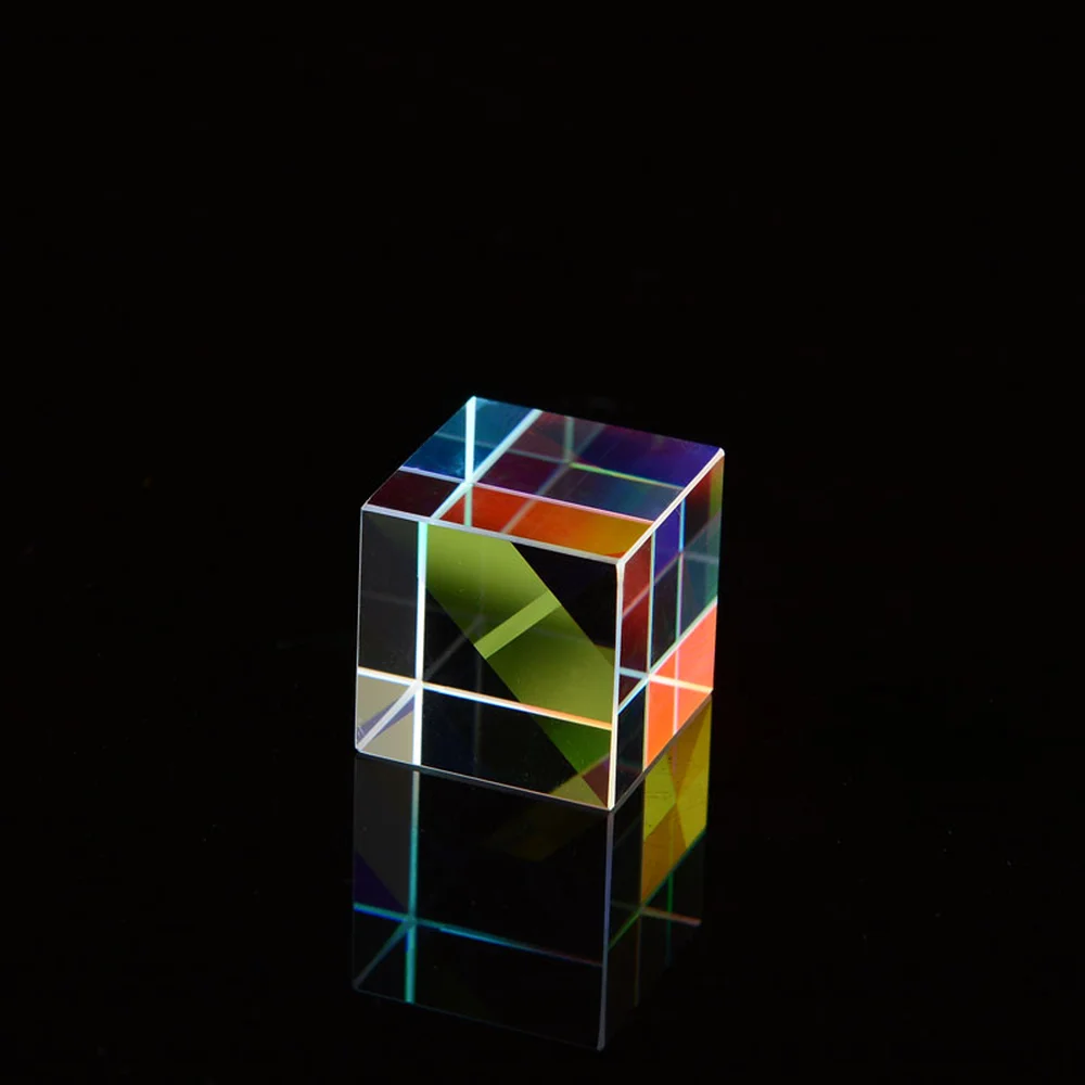 20*20*20mm of Light Cube A Gift From  Optical Science Prism  Creative Ornaments Optical Prism Cube Prism High Energy Standard