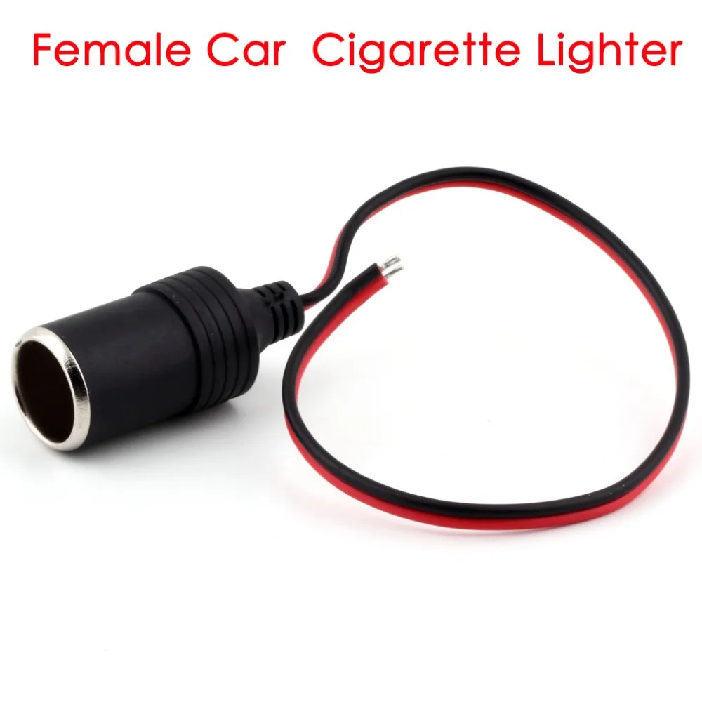 

1set DC Female 30cm Car Cigarette Lighter 12V Socket Extension standard Fuse Tap Holder Lead with fuse 5A/10A/15A