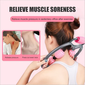 

Simple Massage Roller Body Muscle Relief Massager Wheel Health Care Tools Fitness Equipment for Arms Legs Thighs