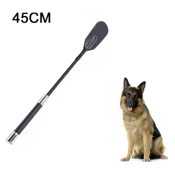 

45cm Pet Leather Whip Pointer Durable Palm Love Equestrian Whip Interactive Training Toy Dog Training Horse Whip Wholesale