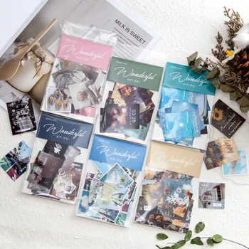 

Blossom On Side Time Shuttle PET Decorative Stationery Stickers Scrapbooking DIY Diary Album Stick Lable