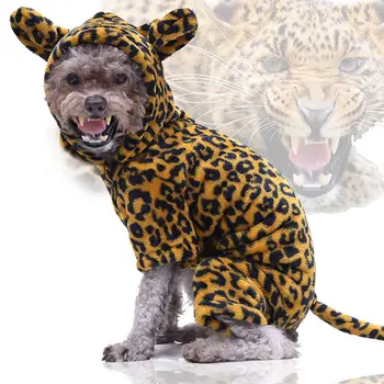 

Pet Dog Clothes, Small and Medium-sized Dogs Four-Legged Transform clothes, Warm Sweatshirt Dog Pajamas for Autumn and Winter
