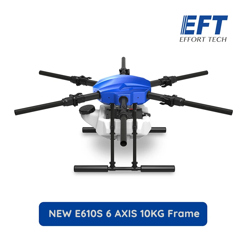 EFT E610S 10 кг 1404 мм Колесная база летная Платформа водонепроницаемый сельскохозяйственный опрыскивающий Дрон 10L