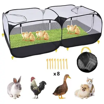 

Portable Chicken Run Large pop-up chicken pen,suitable for small animals Ducks,o