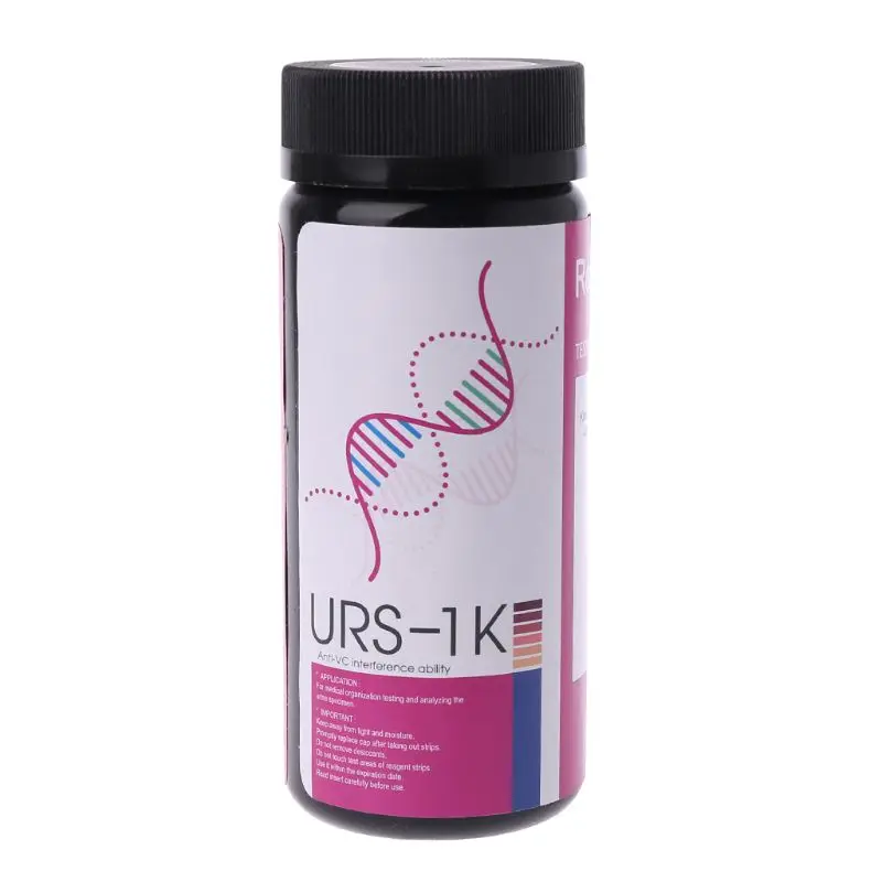 

100 Strips/Set Ketone Test Strips Urine Tester Reagent Strip Anti-VC Test-Atkins Diet Weight Loss Analyze Analysis Urinary URS-1