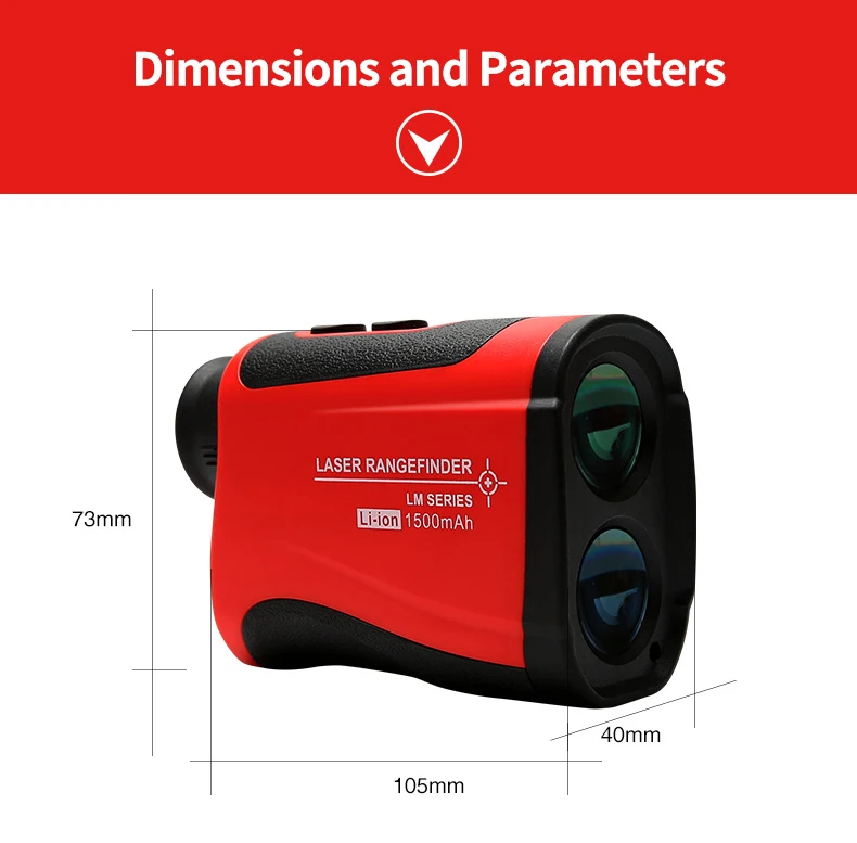 UNI-T LM600 Teslecope лазерный дальномер телескоп дальномер высота угол