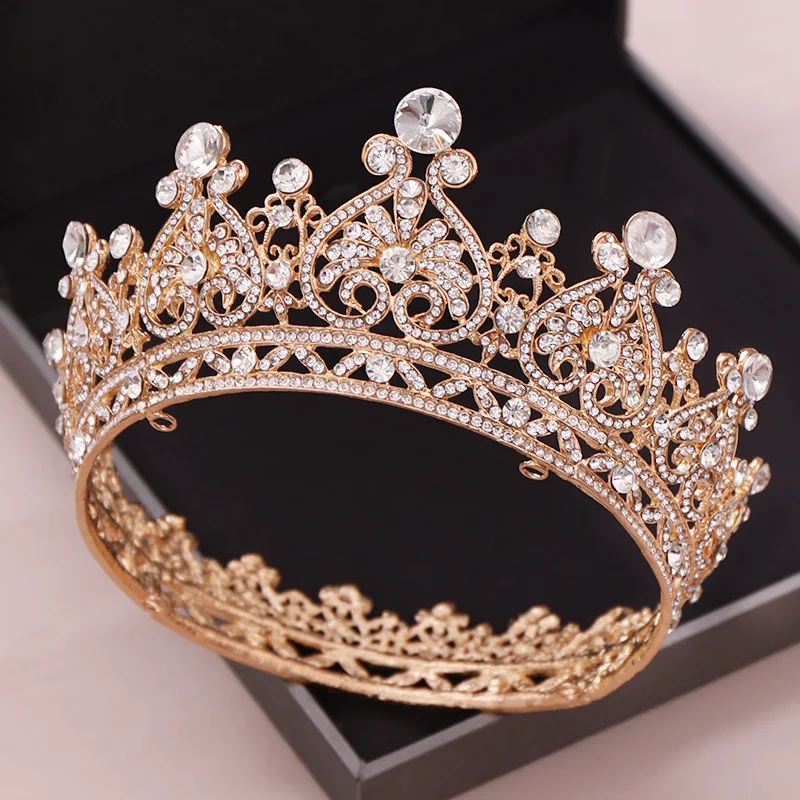 Gatuida Corona Da Donna Tiara Con Cristalli - Diadema Vintage Per Sposa, Regina, Matrimonio, Fidanzamento, Ballo Di Fine Anno - 2