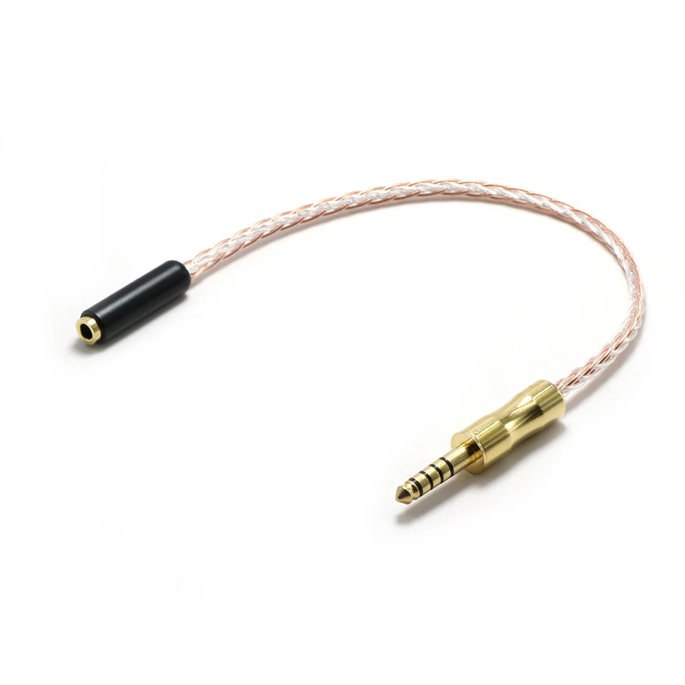 

4N OCC 4,4 мм сбалансированный штекер до 3,5 мм сбалансированный Женский адаптер