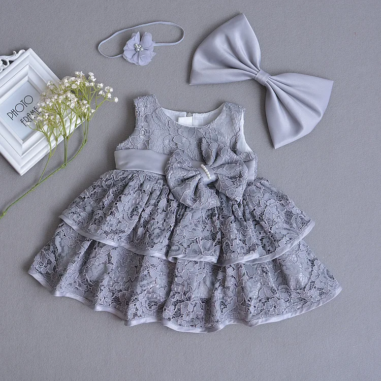 Baby Embroidered Christening Dress Toddler Princess Vestido Neonatal
