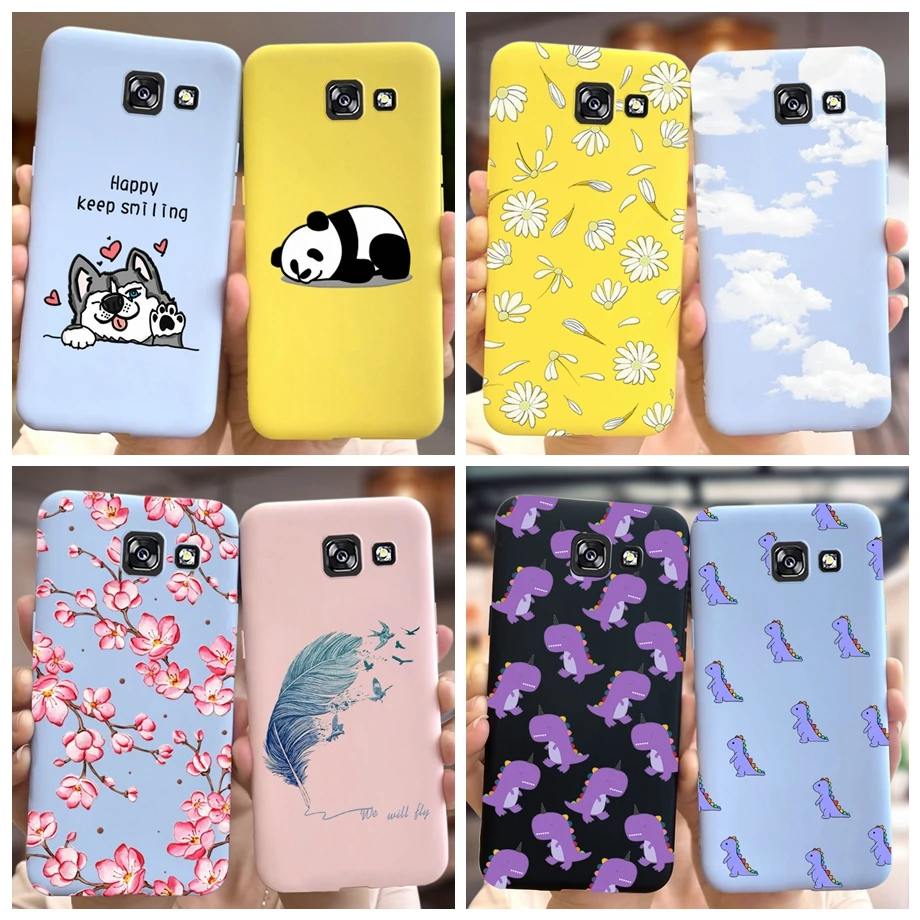 Fundas para Samsung A5 2017, para Galaxy A5 2017, carcasa de dibujos animados, parachoques dulce para Galaxy A5 A520F Samsung Capa|Fundas antigolpes para teléfono| - AliExpress
