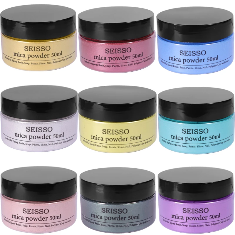 Epoxy Resin Mineral Mica Pigment Soap Making/Soap Dyes/Nail Art/Eyeshadow  DIY Mica Powder Slime Pigment Supply Kit Powder - AliExpress