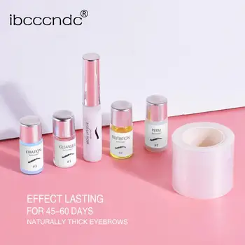 

ibcccndc Eyebrow Perm Set Safe Perming Brow Makeup Perming Agent Lift Eyebrow Styling Lifting Eyebrow Enhancer Lasting Home Use