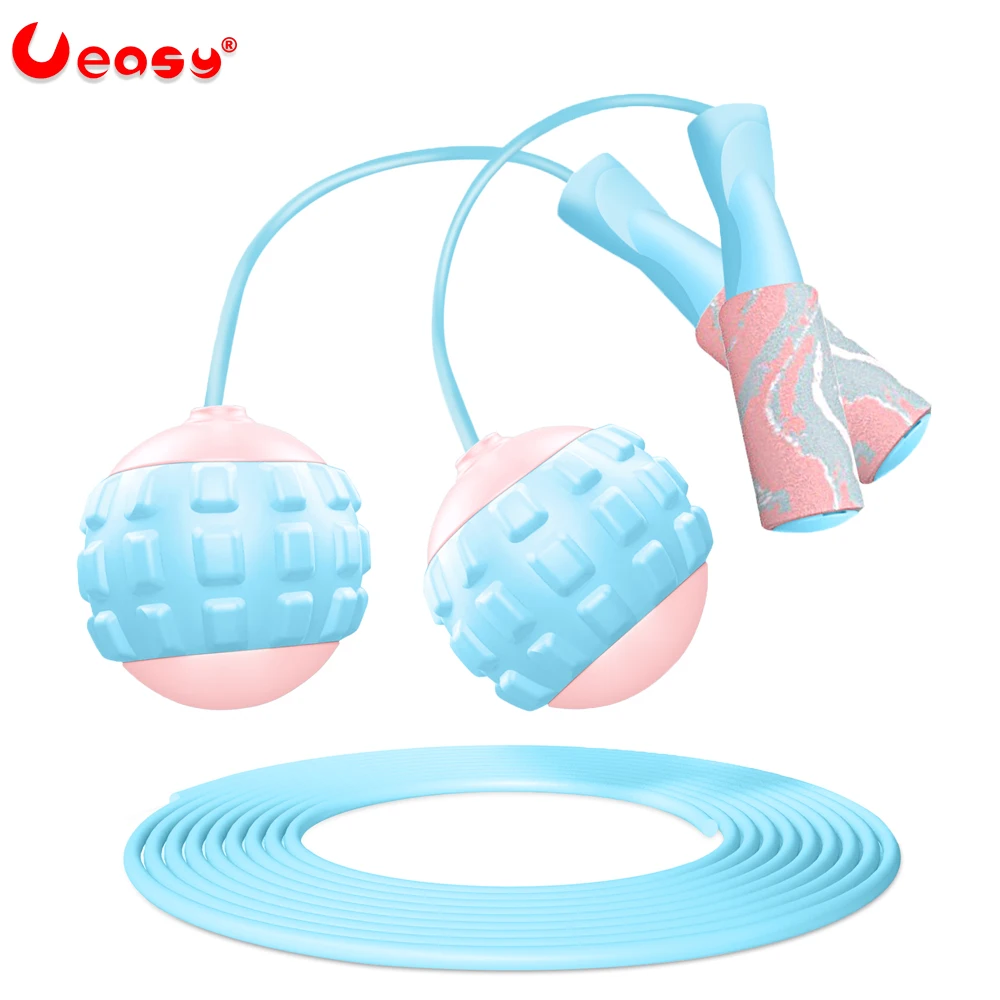 

Ueasy Skipping Ropes for Fitness Speed Jump Rope 2 in 1 Tangle-free Adjustable Rope for Workouts Fat Unisex Fitness Equipment