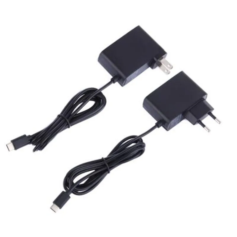 ЕС США Plug домашние дорожные настенные Питание 5 V 2.4A Тип usb C адаптер переменного тока зарядки кабель быстрого зарядного устройства для Nintend