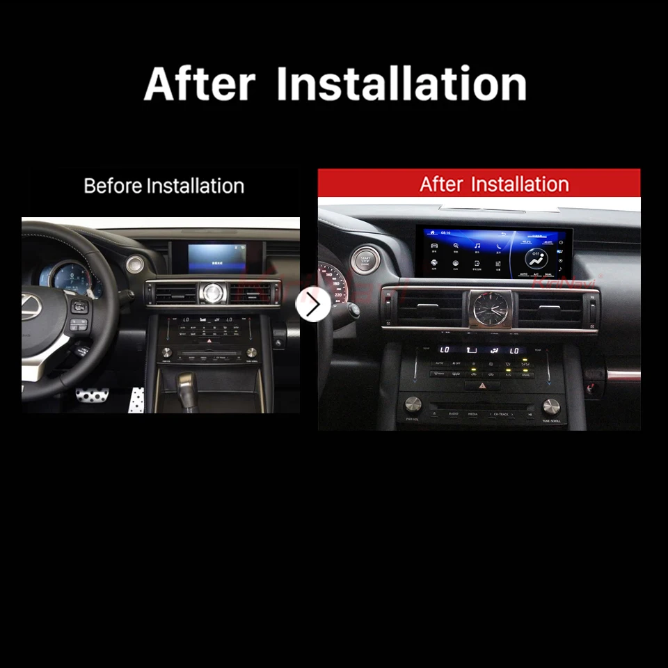 Автомагнитола KiriNavi 10 25 " Android 9 0 для Lexus IS RC IS200 IS250 IS300 IS350 IS200t IS300h Dvd плеер GPS стерео