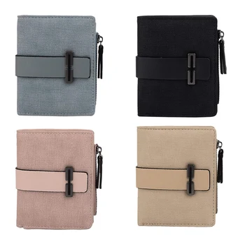 

Women's Fashion Short Paragraph Purse Retro Fashion Personality Multifunction Coin Pocket