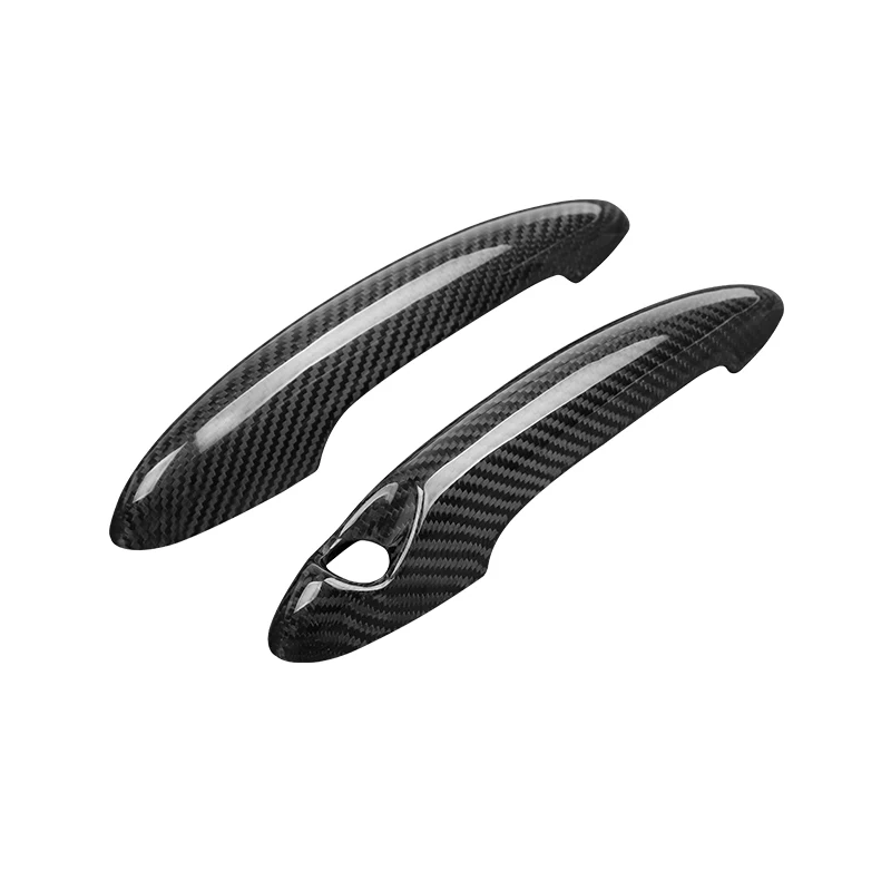 R series -Black-A Для Mini Cooper F55 F56 F54 F60 R55 R56 R60 Countryman Clubman карбоновая дверная ручка защитный чехол Аксессуары JCW - Название цвета: R series -Black-A