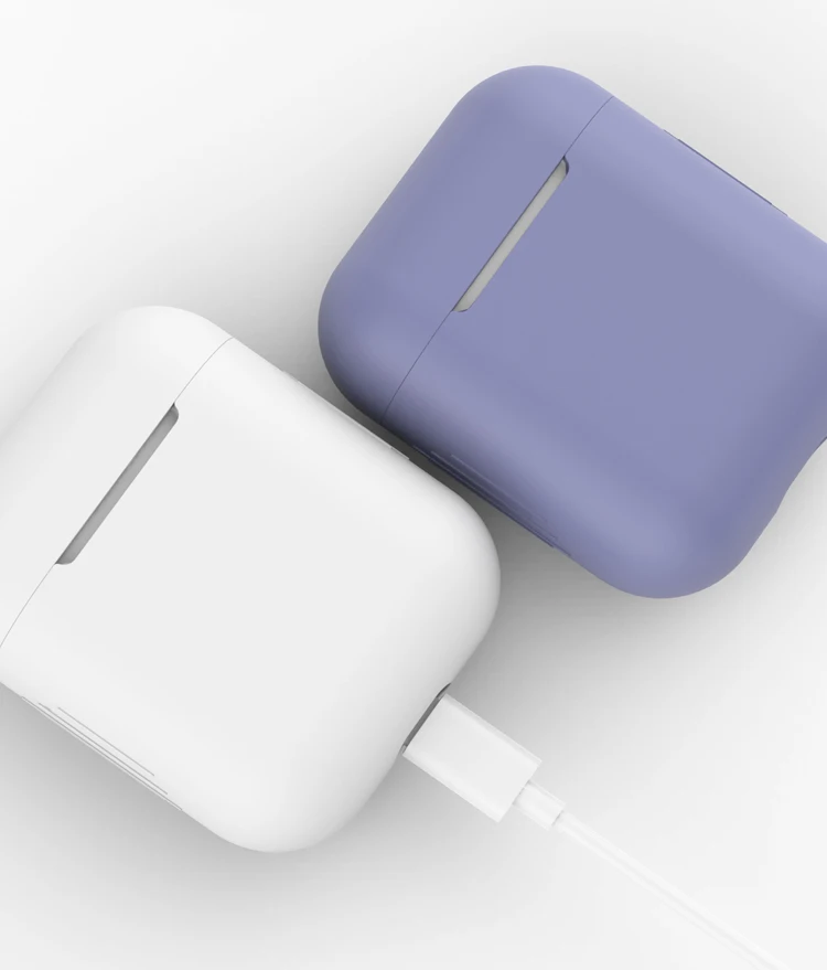 SoCouple силиконовый Bluetooth беспроводной чехол для наушников Защитный чехол для Airpods аксессуары для кожи для Apple Airpods зарядная коробка