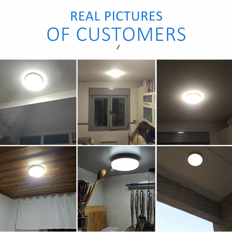 Enhanced LED Ceiling Lamp - Waterproof and Durable, Ideal for Dining, Living Room, and Bedroom Decor, 220V