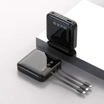 

Portable 20000 MAh Power Bank For smart phone Mini Power Bank Pover Bank Charger 3 Ports External Battery Poverbank