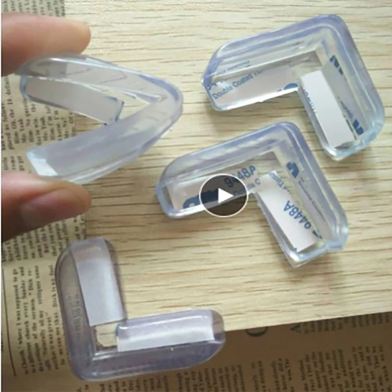 Corner-Guard Baby Silicone Safety Protection Bumper Home L-shaped Table Corner Anti-collision Edge Protector | Мебель